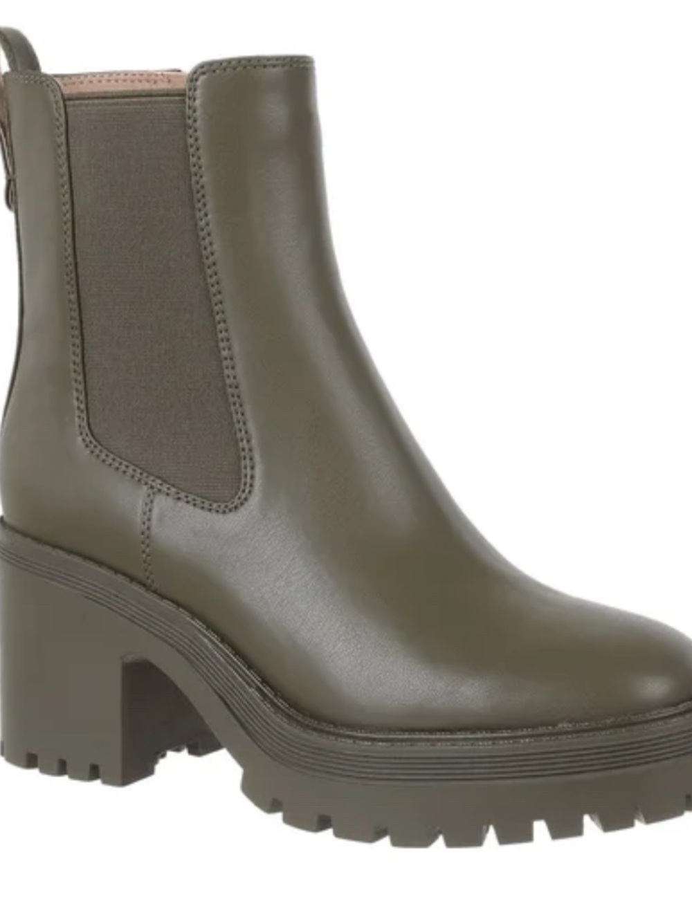 Sam and Libby Women’s Chunky Chelsea Boot - Olive Green